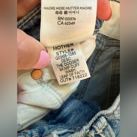 Mother Superior The Dodger Skimp Cuff Jean in Leap of Faith - Picture 13 of 13